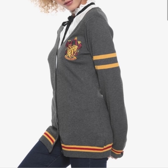 Warner Bros. Sweaters - Harry Potter Gryffindor Jumper Button Cardigan Sweater size M
